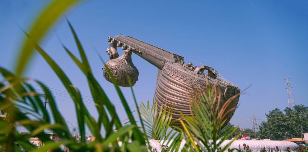 Spiritual Triangle tour – Ram Janam Bhumi temple Ayodhya golden facade pilgrims